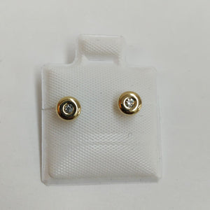 BROQUELES BROQUEL C CIRCONIA 14K 0.27 GR (NUEVO)