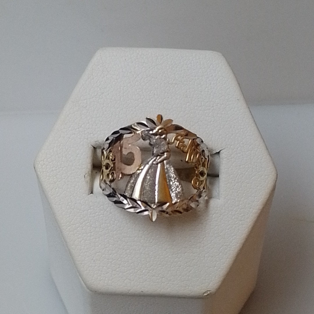 ANILLITO ORO, PLATINO 10 K 2.3 GRMS (SEMINUEVO)
