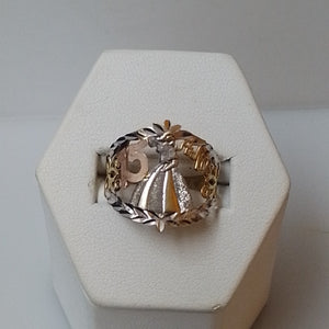 ANILLITO ORO, PLATINO 10 K 2.3 GRMS (SEMINUEVO)