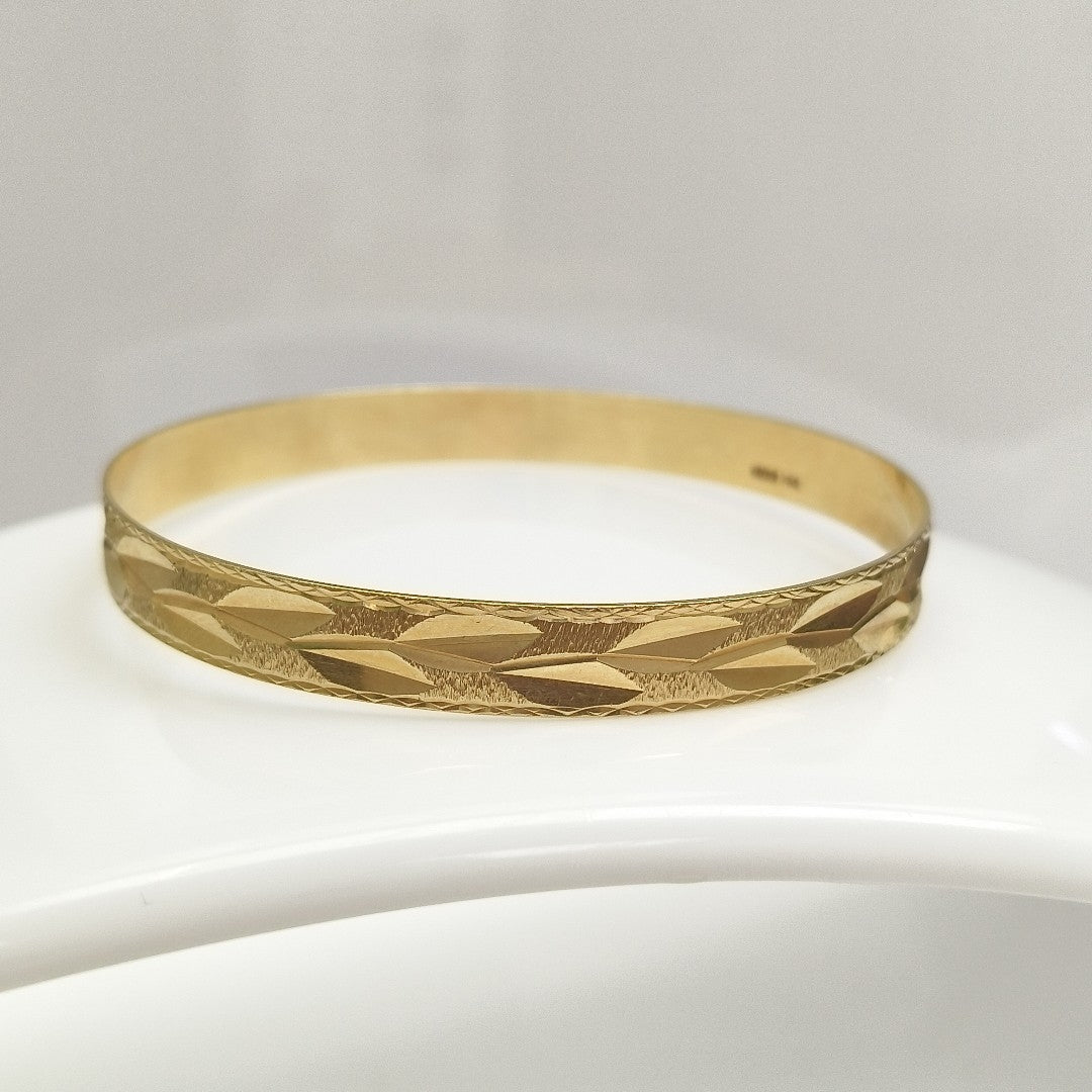 PULSERA RIGIDA ORO 14 K 12,30 GRMS (SEMINUEVO)