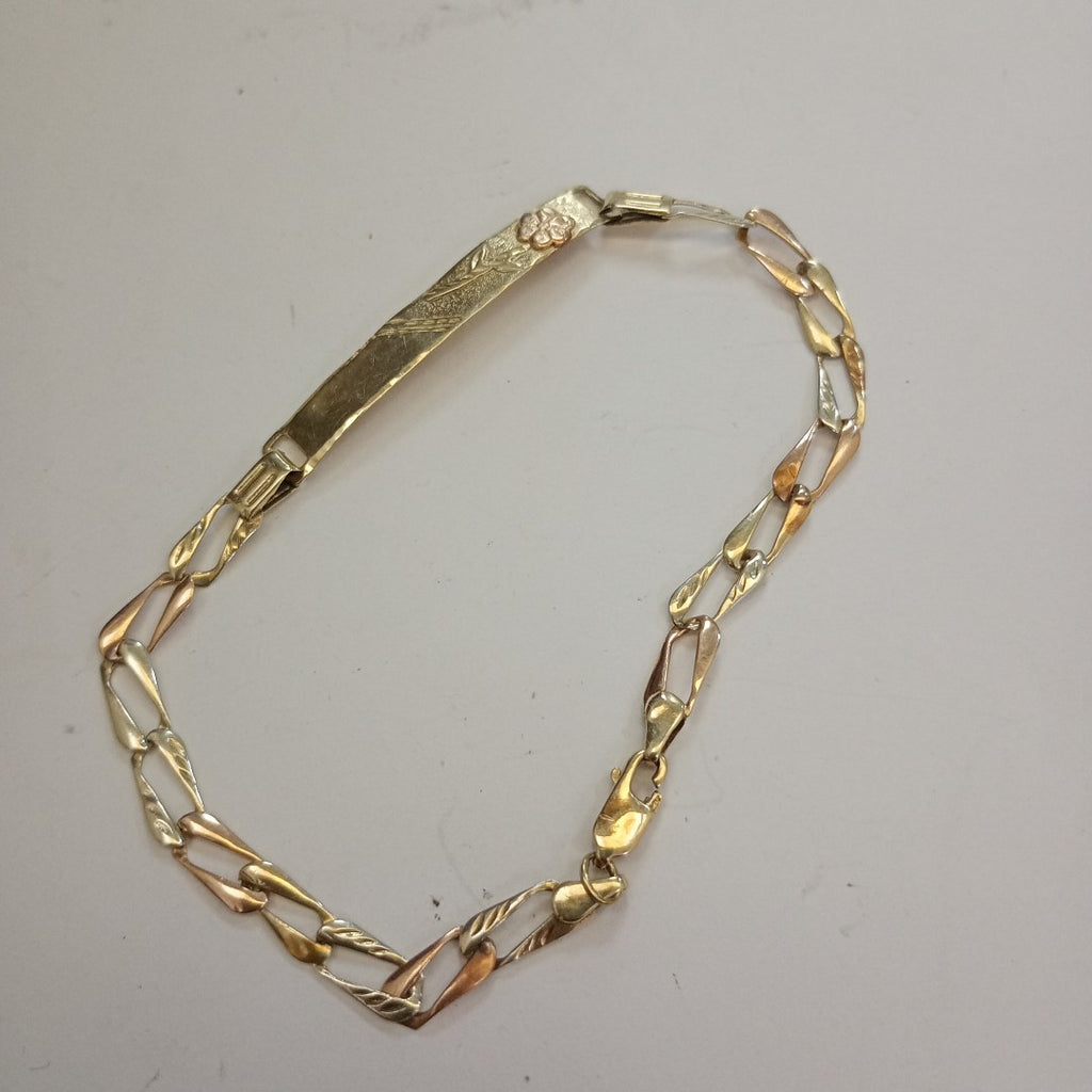 ESCLAVA ORO COMBINADO 14 K 3,40 GRMS (SEMINUEVO)