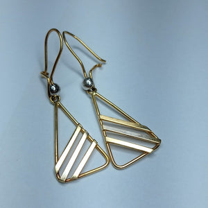 ARETES PAR ORO 10 K 3.1 GRMS (SEMINUEVO)