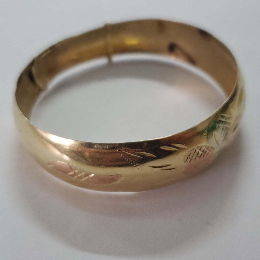 PULSERA RIGIDA ORO 14 K 15 GRMS (SEMINUEVO)