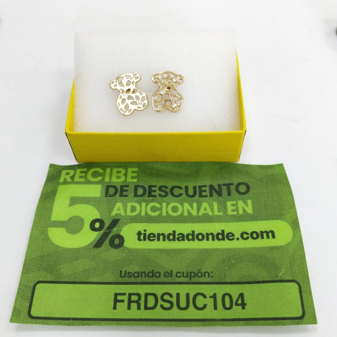 ARETES PAR ORO 14 K 4,80 GRMS (SEMINUEVO)