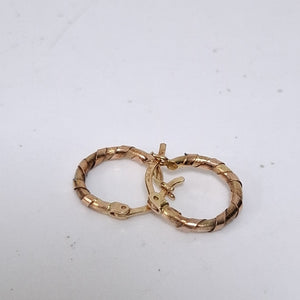 ARRACADAS PAR ORO 14 K 1.5 GRMS (SEMINUEVO)