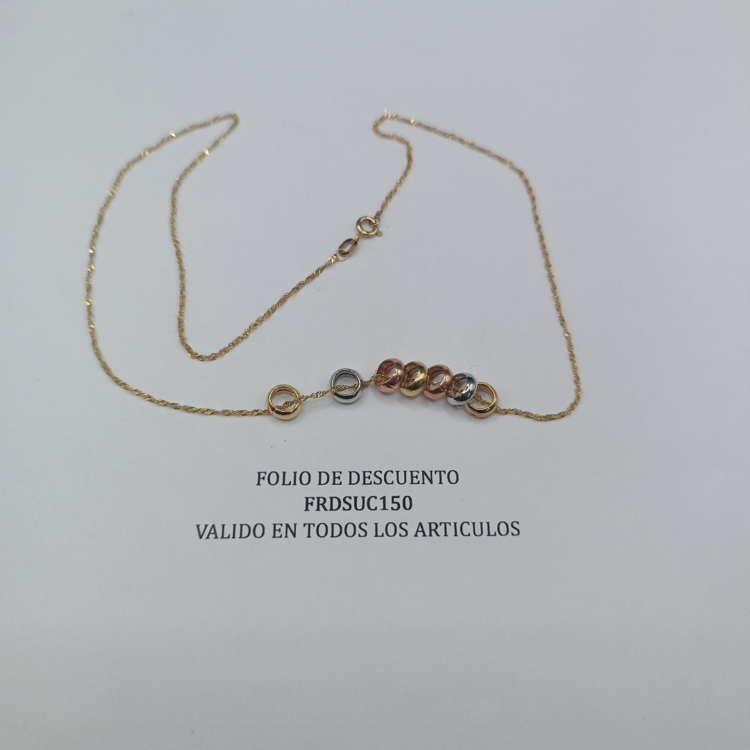 GARGANTILLA ORO 14 K 2.8 GRMS (SEMINUEVO)