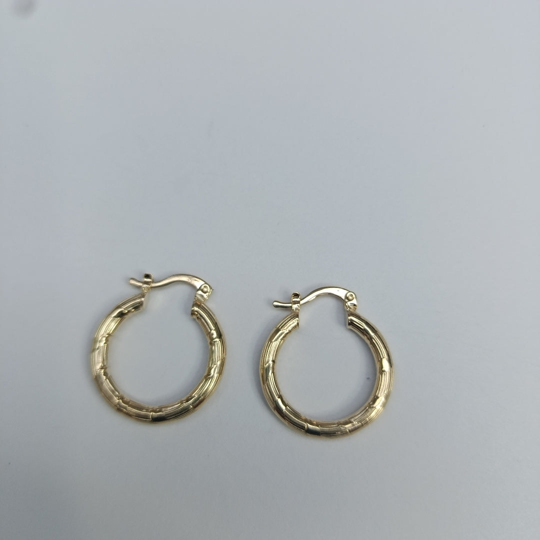 ARETES ARRACADAS 14K 2.6 GR (NUEVO)