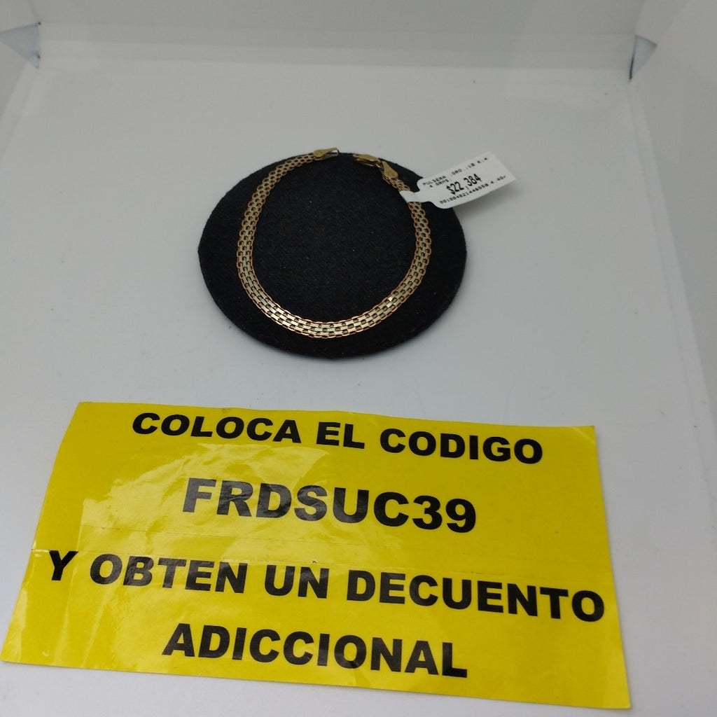 PULSERA ORO 10 K 4.4 GRMS (SEMINUEVO)