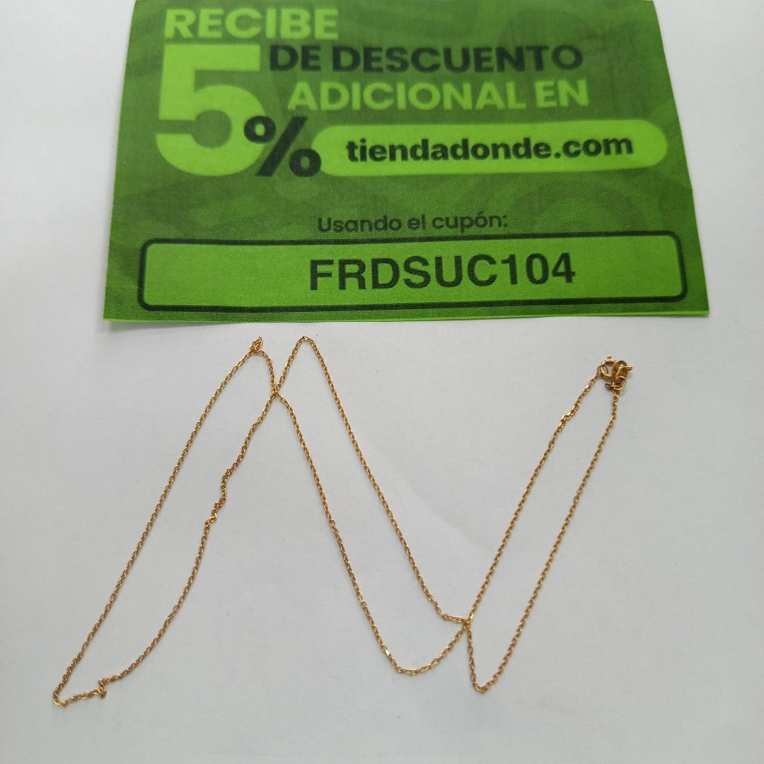 CADENA ORO 18 K 1,00 GRMS (SEMINUEVO)