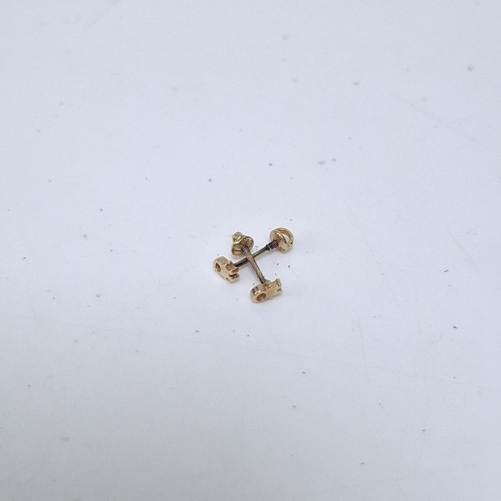 BROQUELES PAR ORO 14 K 0,40 GRMS (SEMINUEVO)