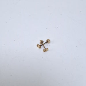 BROQUELES PAR ORO 14 K 0,40 GRMS (SEMINUEVO)
