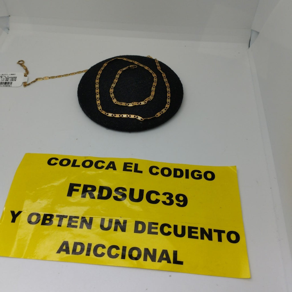 CADENA ORO 10 K 3.7 GRMS (SEMINUEVO)
