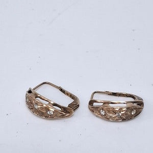 ARETES PAR ORO 8 K 1,90 GRMS (SEMINUEVO)
