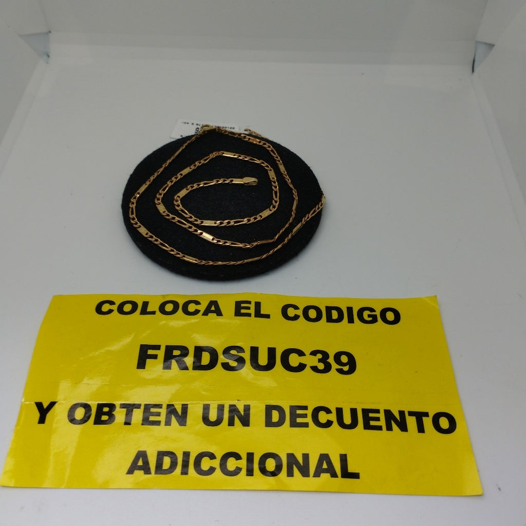 CADENA ORO 14 K 9.6 GRMS (SEMINUEVO)