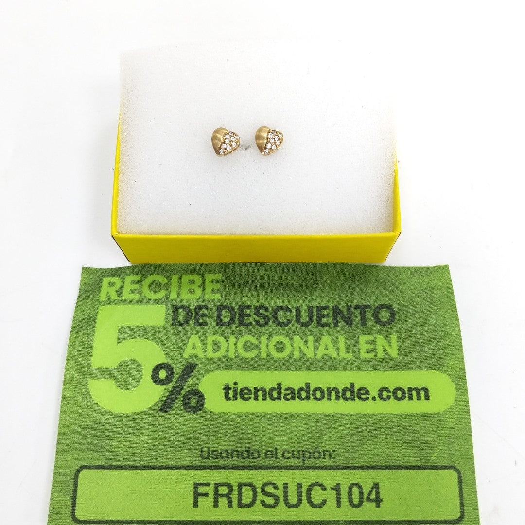BROQUELES PAR ORO 14 K 2,20 GRMS (SEMINUEVO)