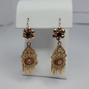 ARETES PAR ORO 10 K 6.2 GRMS (SEMINUEVO)
