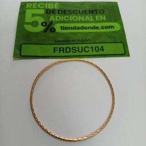 PULSERA RIGIDA ORO 14 K 4,00 GRMS (SEMINUEVO)