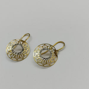 ARETES PAR ORO 14 K 1.2 GRMS (SEMINUEVO)