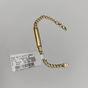 ESCLAVA ORO 14 K 3,10 GRMS (SEMINUEVO)