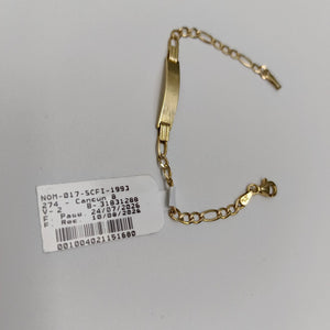 ESCLAVA ORO 14 K 3 GRMS (SEMINUEVO)