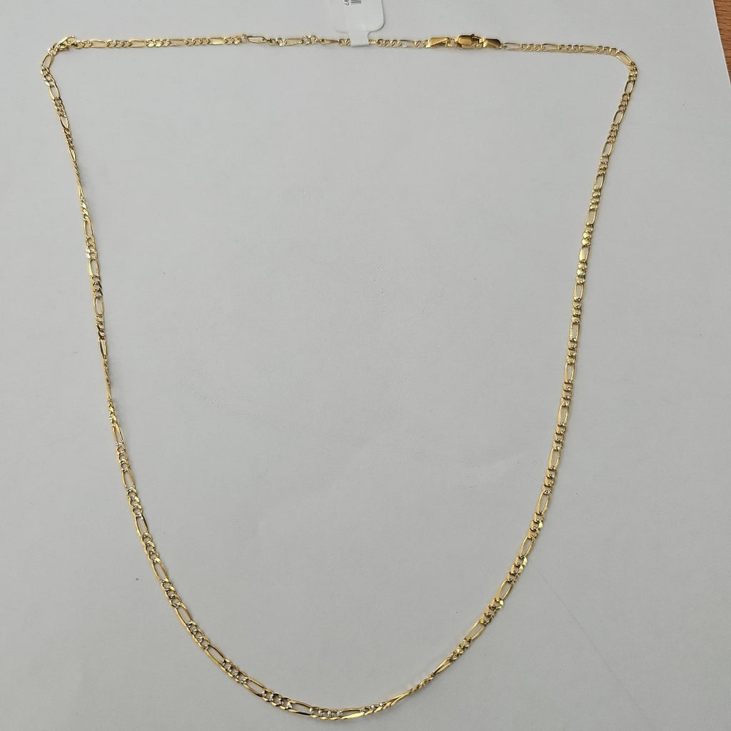 CADENA 3X1 DIAMANTADA 14K 55 CM 4.8 GR (NUEVO)