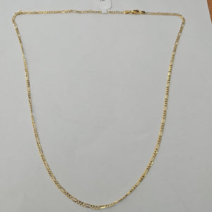 CADENA 3X1 DIAMANTADA 14K 55 CM 4.8 GR (NUEVO)