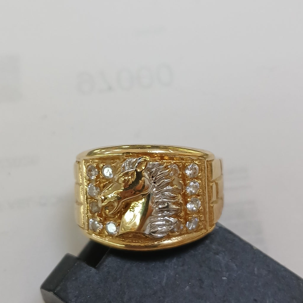 ANILLO ORO 10 K 8,20 GRMS (SEMINUEVO)