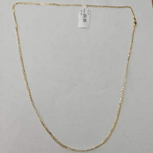 CADENA BARBADA 14K 60 CM 6 GR (NUEVO)