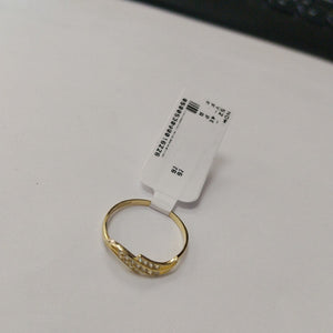 ANILLOS CON CIRCONIAS 14K TALLA 7 0.8 GR (NUEVO)