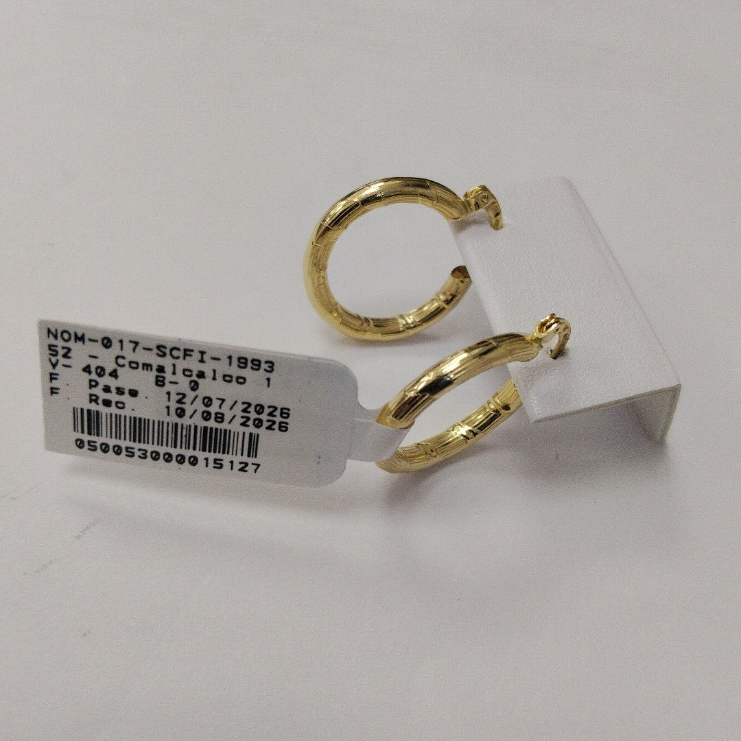 ARETES ARRACADAS 14K 2.6 GR (NUEVO)