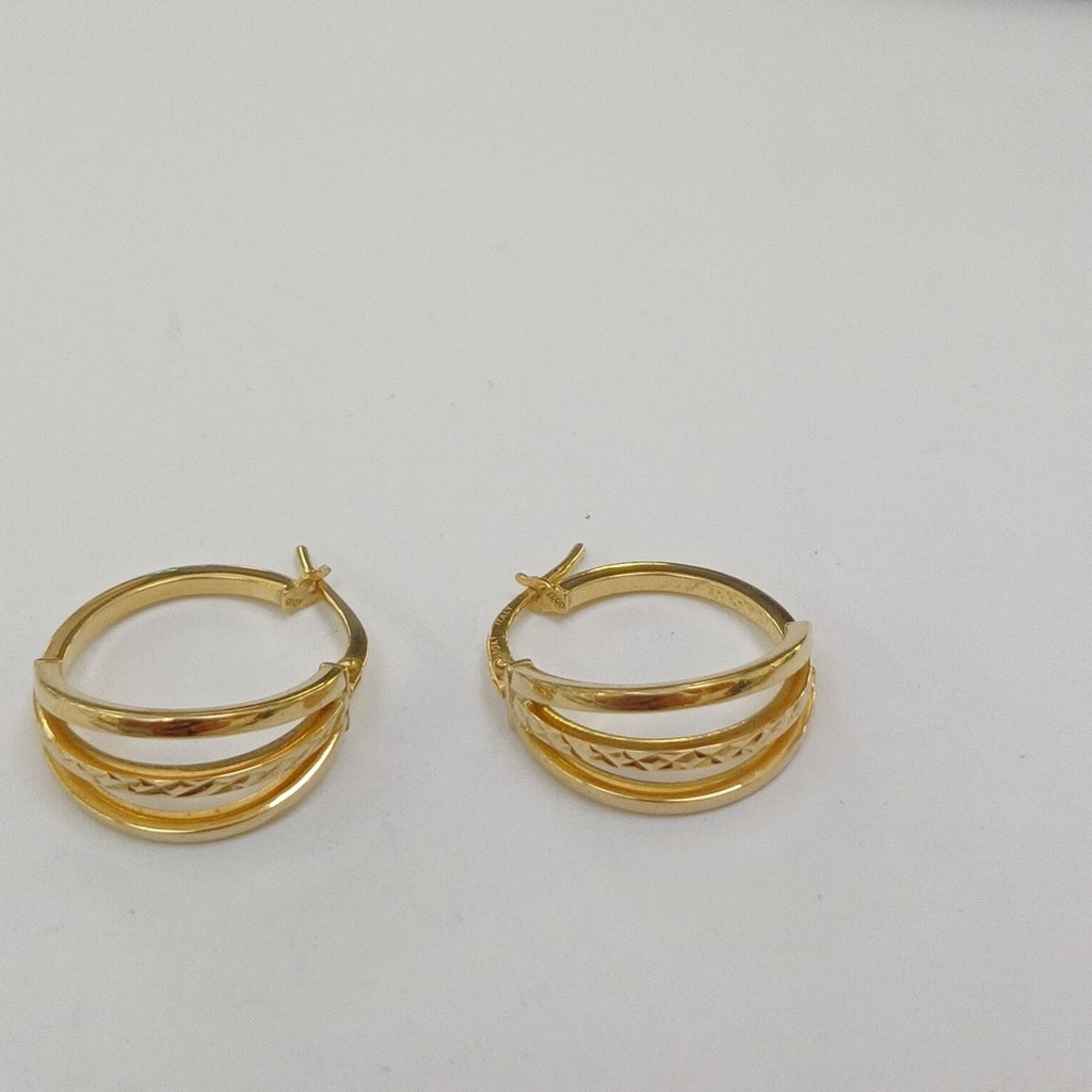 ARRACADAS PAR ORO 10 K 1.9 GRMS (SEMINUEVO)