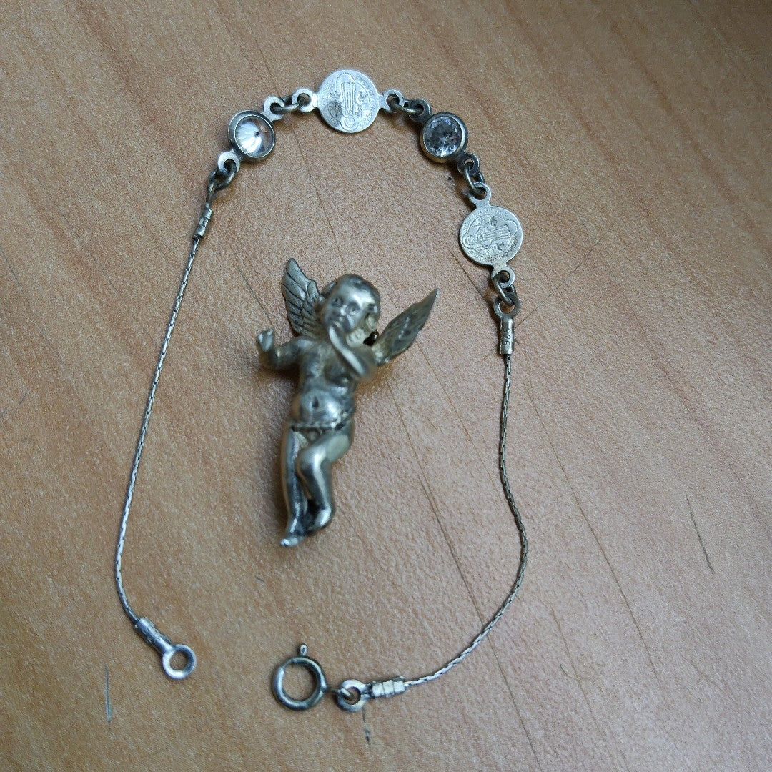 DIJE,PULSERA PLATA 8,40 GRMS (SEMINUEVO)