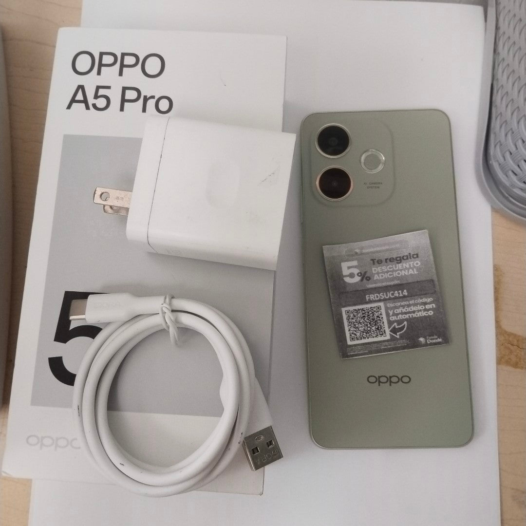 CELULAR OPPO A5 PRO CPH2711 (2025) 256 GB 8 GB RAM (SEMINUEVO)