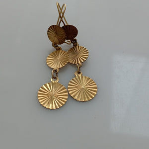 ARETES PAR ORO 8 K 2,80 GRMS (SEMINUEVO)