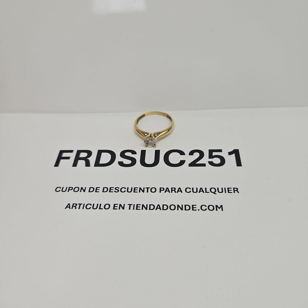 SOLITARIO ORO 14 K 2,20 GRMS (SEMINUEVO)