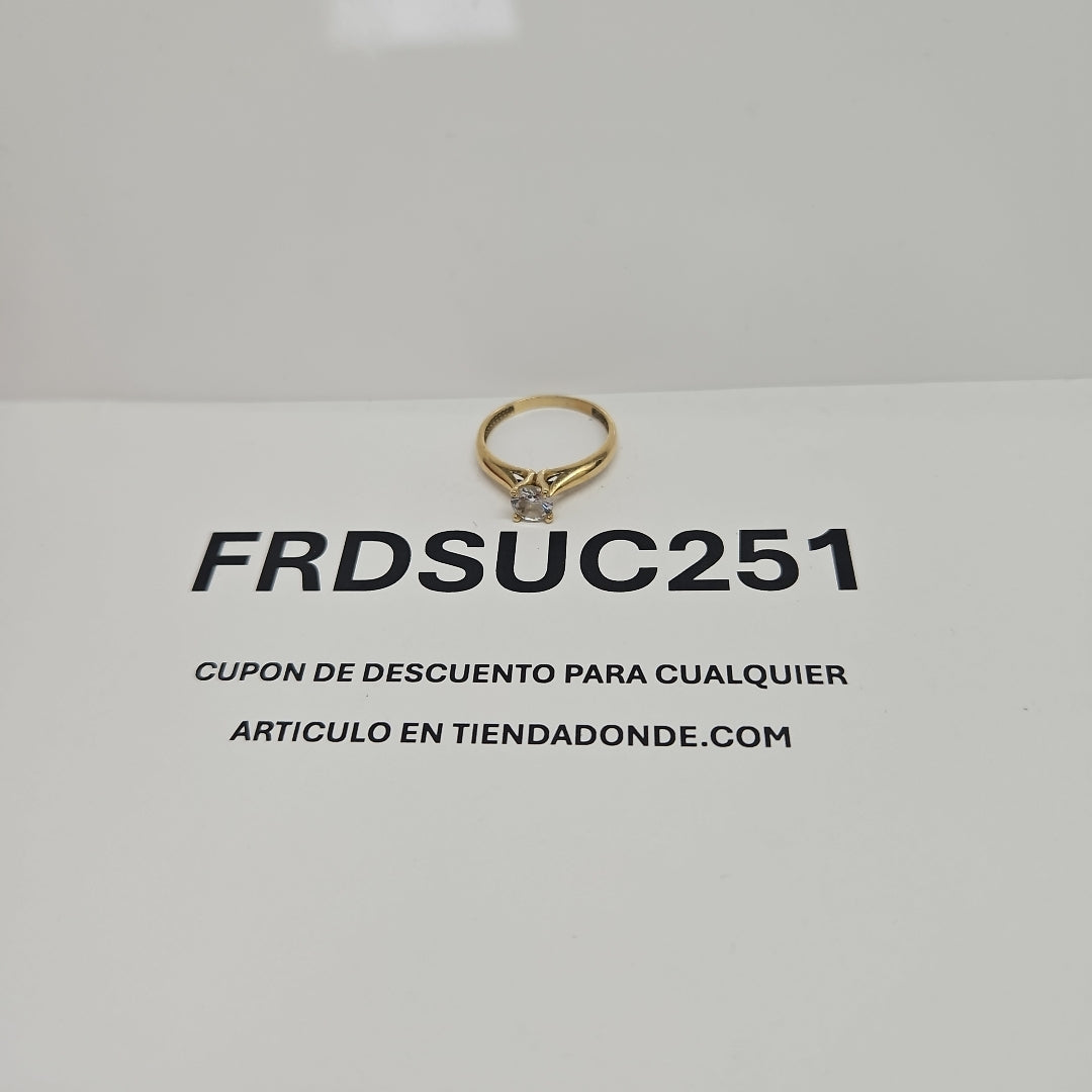 SOLITARIO ORO 14 K 2,20 GRMS (SEMINUEVO)