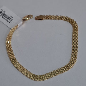 PULSERA ESPECIAL 14K 21 CM 5 GR (NUEVO)