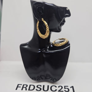 ARRACADAS PAR ORO 14 K 2,60 GRMS (SEMINUEVO)