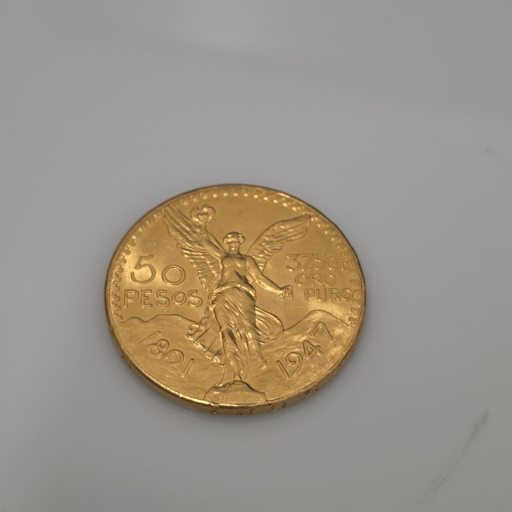 K1 41.6 GRMS 21 K IDENTIFICACIÓN MONEDA NOMINATIVA MONEDAS PESOS 50 PESOS (SEMINUEVO)