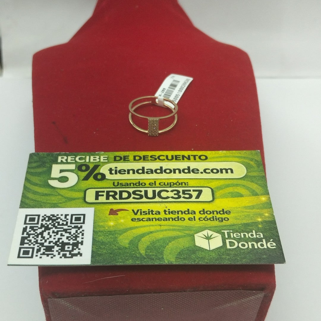 ANILLOS DAMA ORO 14K 2 (NUEVO)