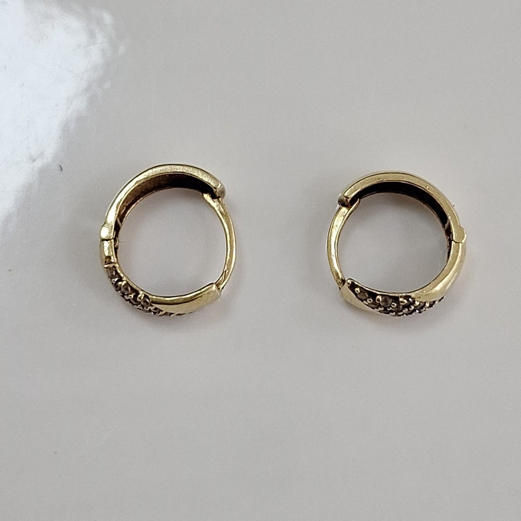 ARRACADAS PAR ORO 10 K 1,90 GRMS (SEMINUEVO)