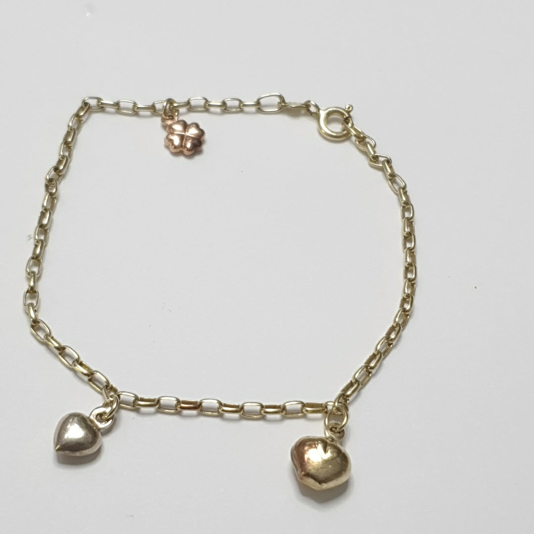 PULSERA ORO COMBINADO 8 K 3,30 GRMS (SEMINUEVO)