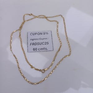 CADENA ORO COMBINADO 14 K 4,00 GRMS (SEMINUEVO)