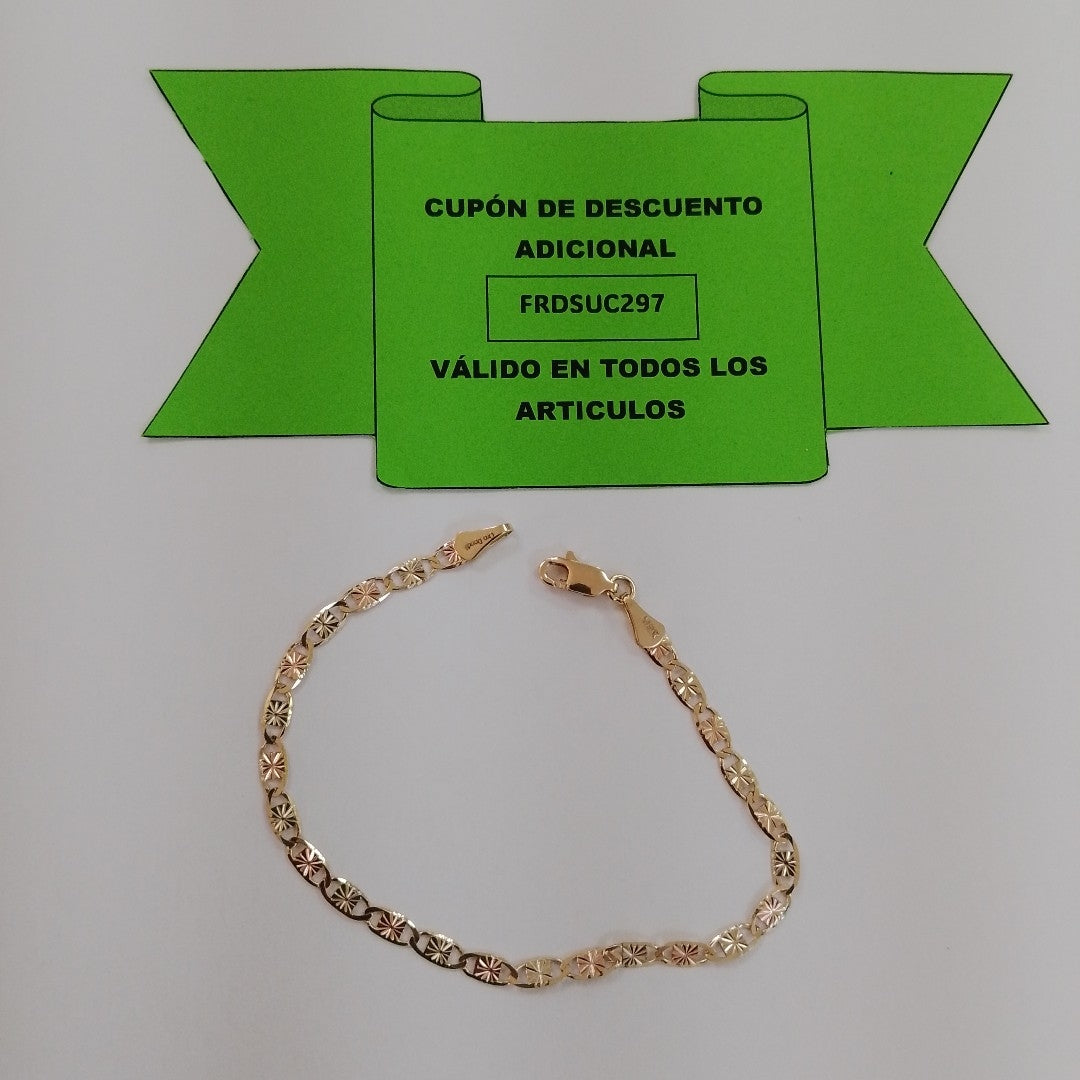 PULSERA GUCHI 14K 18 CM 2.9 GR (NUEVO)