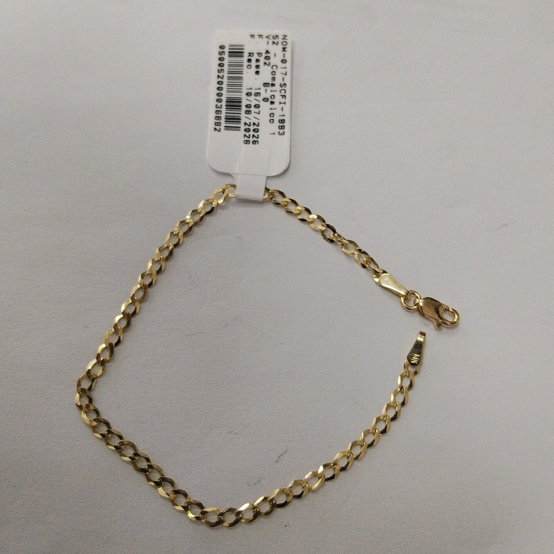PULSERA BARBADA 14K 18 CM 1.9 GR (NUEVO)