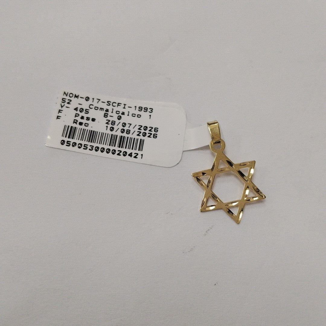 DIJE TEJIDO ESTRELLA DE DAVID 14K 0.6 GR (NUEVO)