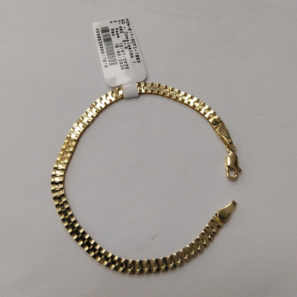 PULSERA ESPECIAL 14K 18 CM 4.1 GR (NUEVO)