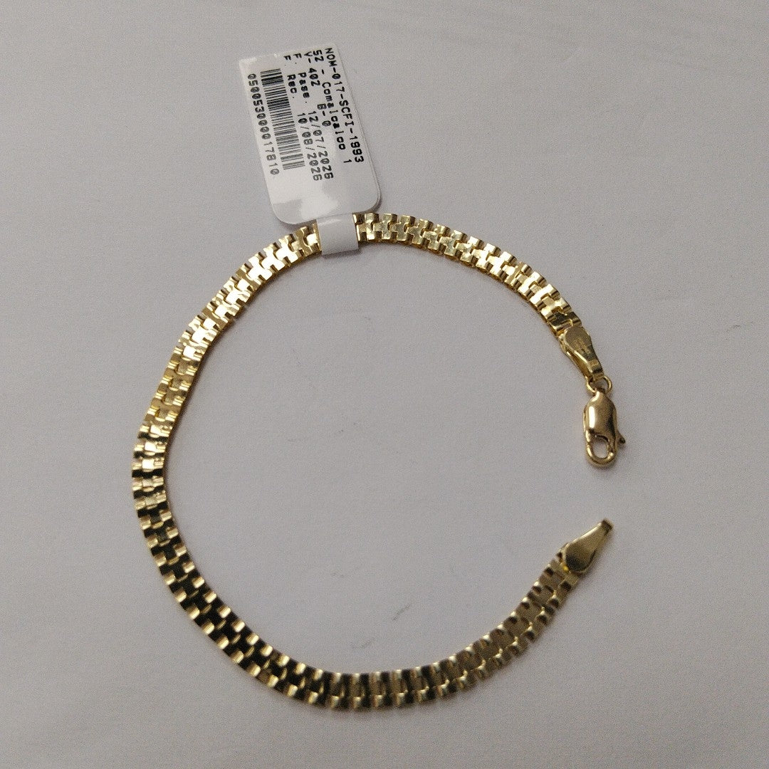 PULSERA ESPECIAL 14K 18 CM 4.1 GR (NUEVO)