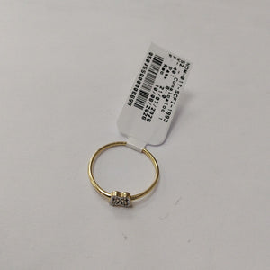 ANILLO ANILLITO MARIPOSA C CIRCONIAS 14K 7 TALLA 1 GR (NUEVO)