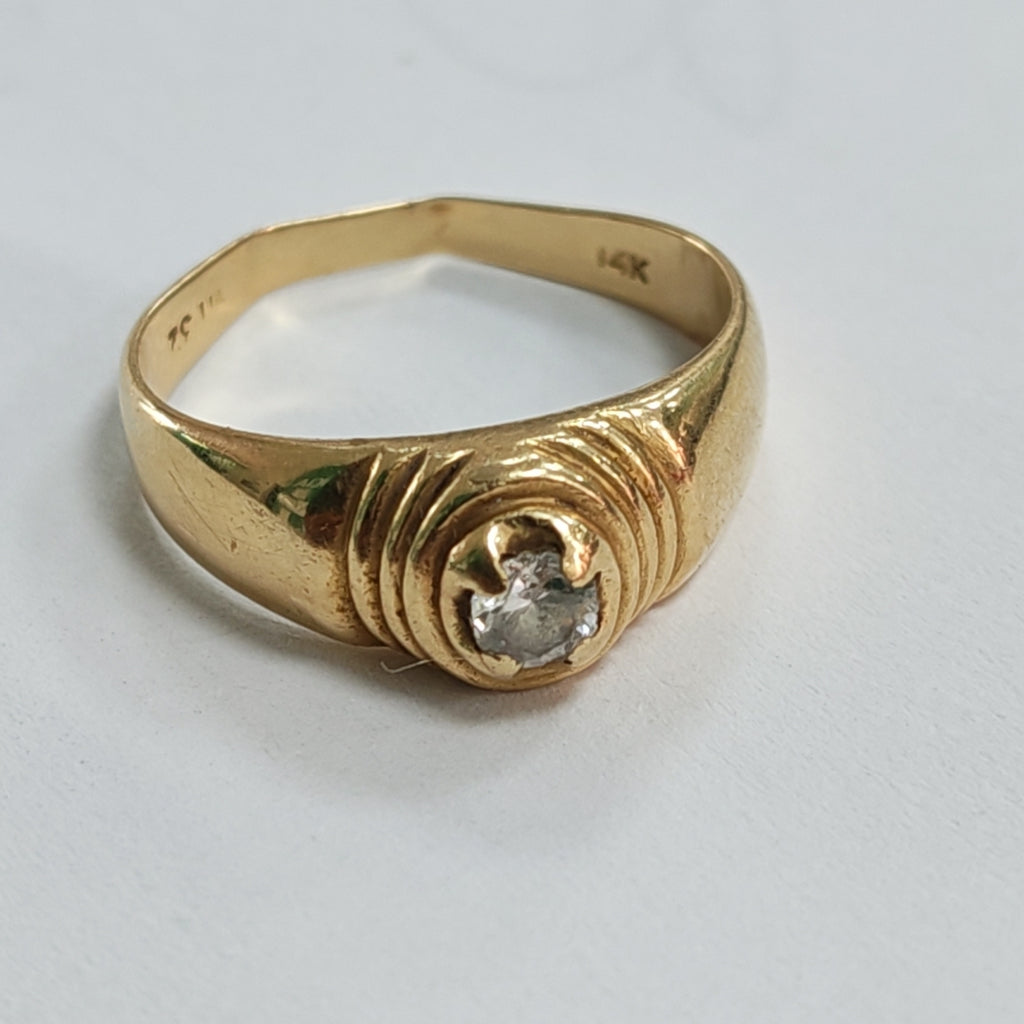 ANILLO ORO 14 K 3,80 GRMS (SEMINUEVO)